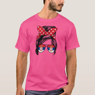 Serbische Mama American Grown Serbische Wurzeln Se T-Shirt
