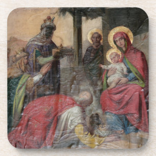 Serbische orthodoxe Ikonographie in der Kirche von Untersetzer