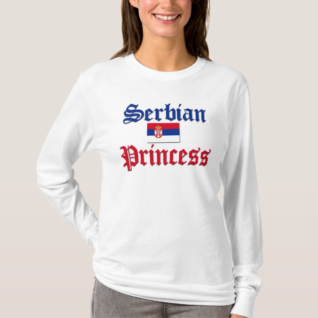 Serbische Prinzessin T-Shirt (Vorderseite)