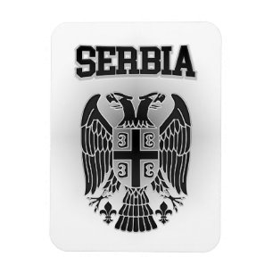 Serbische Wappen Magnet