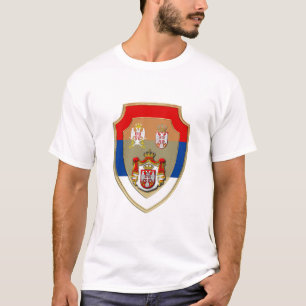 Serbischer mittelalterlicher Schutzschild - Serbis T-Shirt