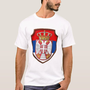 Serbischer mittelalterlicher Schutzschild - Serbis T-Shirt