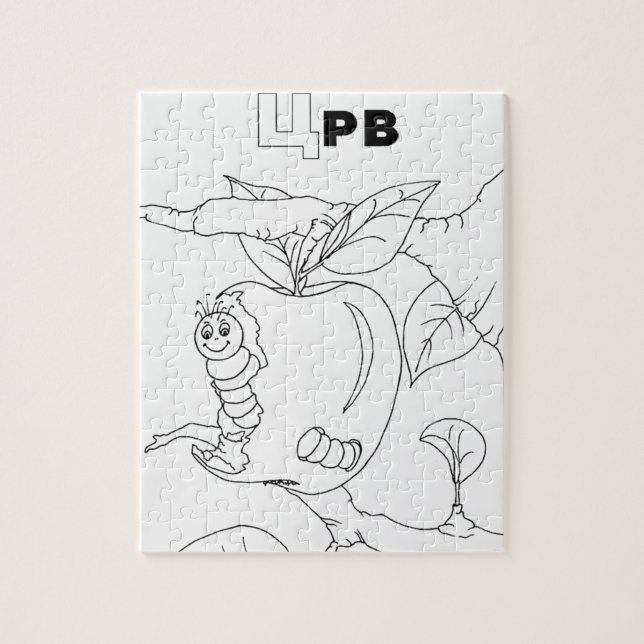 serbischer Zyrillienwurm Puzzle (Vertikal)