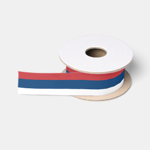 Serbisches Flaggenband Satinband
