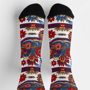 Serbisches Teppichmuster Socken