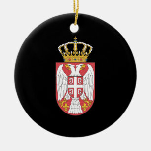 Serbisches Wappen Keramik Ornament