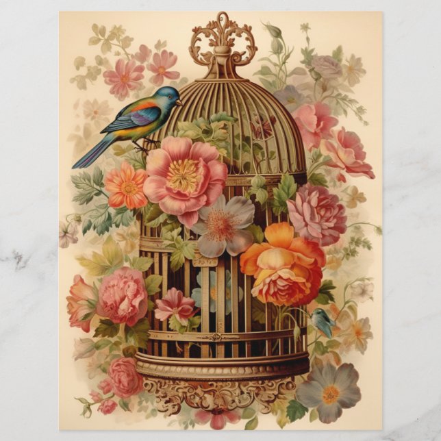 Serenade Blooms Scrapbook Paper (Vorderseite)