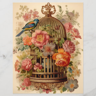 Serenade Blooms Scrapbook Paper