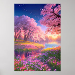 Serenade der Natur, bezaubernder Wald Poster