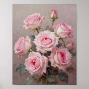 Serenade der sanften Blütenblätter: Ein klassische Poster