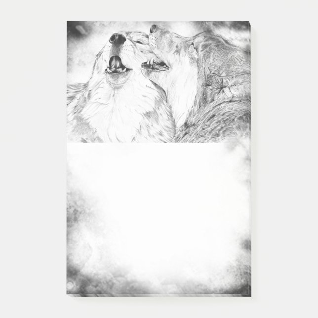 Serenade im Nebst Post-it Klebezettel (Vorderseite)