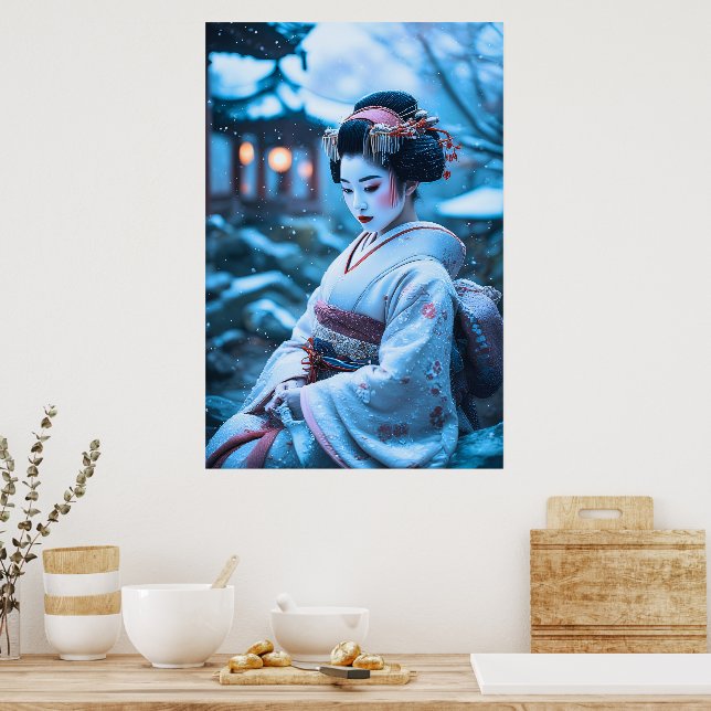 Serenade im Schnee Poster (Küche)