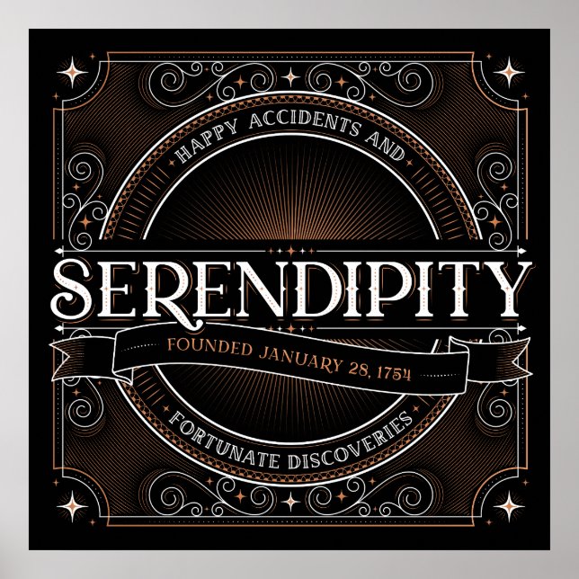 Serendipity Square Poster (24x24) (Vorne)