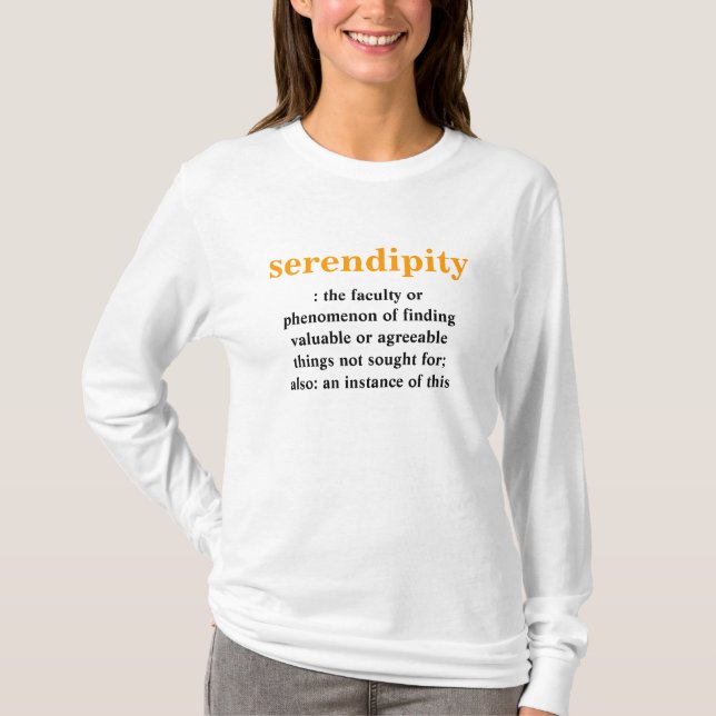 Serendipitydefinitions-T - Shirt (Vorderseite)