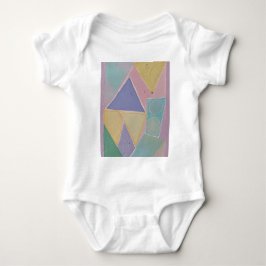Serene Abstraktionen: Ein Pastelltraum Baby Strampler