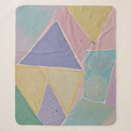 Serene Abstraktionen: Ein Pastelltraum Sherpadecke
