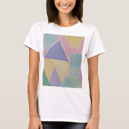 Serene Abstraktionen: Ein Pastelltraum T-Shirt