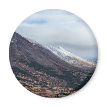 Serene Alpine Sky Magnet