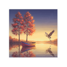 Serene Autumn Lake Festival Kunst - Die Natur Insp