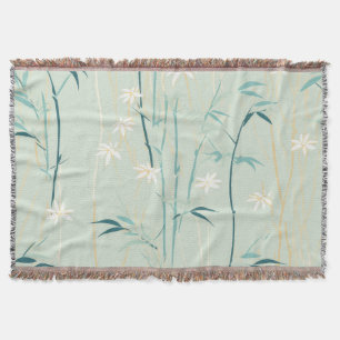 Serene Bamboo Blossom Asian (9) Decke