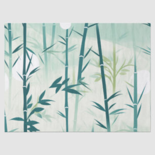 Serene Bamboo-Blüten-Asiatisch  (5) Seidenpapier