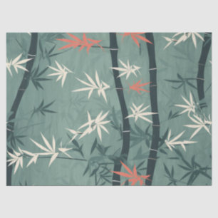 Serene Bamboo-Blüten-Asiatisch  (7) Seidenpapier