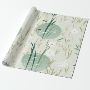 Serene Bambusblüten-Asiatisch (10) Geschenkpapier