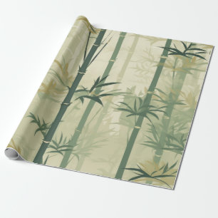 Serene Bambusblüten-Asiatisch (3) Geschenkpapier