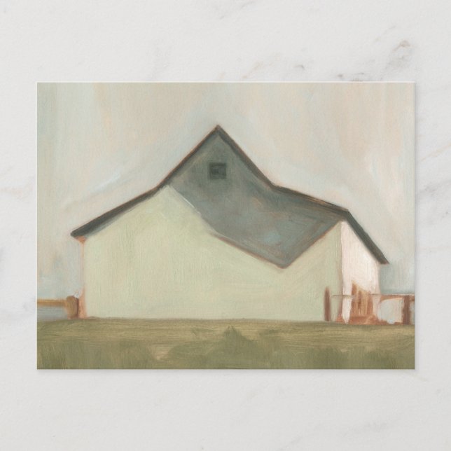 Serene Barn - Off-White Postkarte (Vorderseite)