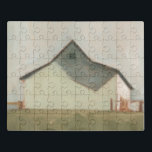 Serene Barn - Off-White Puzzle<br><div class="desc">Serene Barn V von Emma Scarvey. Der Single ist in sanften Farben und Kanten gehalten.</div>