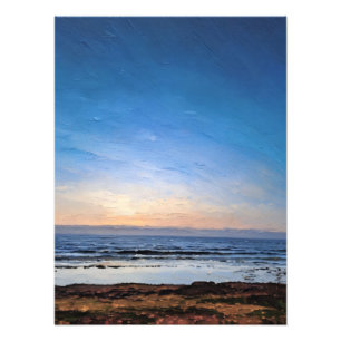 Serene Beach Sunset Seascape Fotodruck