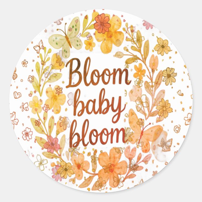 Serene Beauty - Feminine Art Sticker (Vorderseite)