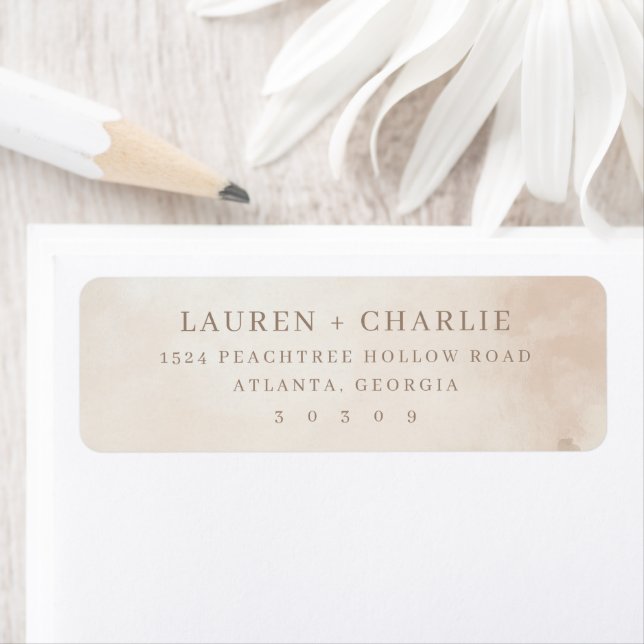 Serene Beige Minimalist Watercolor (Insitu)