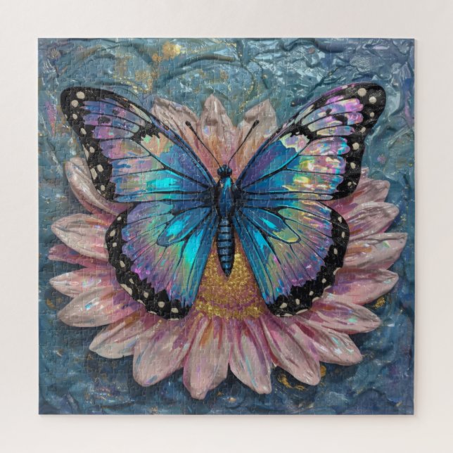 Serene Bloom Immersed in Rich Color Puzzle (Vertikal)