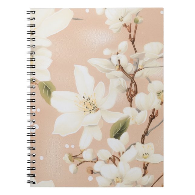 "Serene Blossom Notebook" Notizblock (Vorderseite)