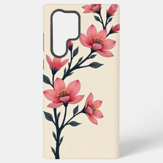 "Serene Blossoms: Eine florale Eleganz" Handyhülle Samsung Galaxy Hülle