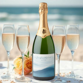 Serene Blue Modern Abstract