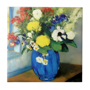 Serene Blume Vase Artwork Fliese