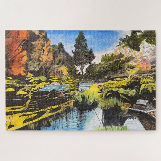 Serene Brook von Gary Poling Puzzle (Horizontal)
