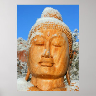 Serene Buddha Gesicht Poster