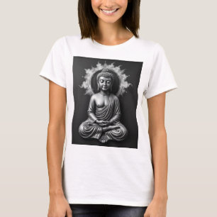 Serene Buddha - Kohle Kunst des Friedens und Tranq T-Shirt