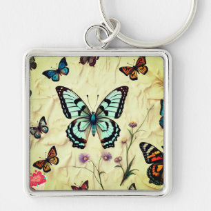 "Serene Butterfly Elegance" Schlüsselanhänger