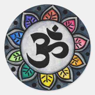 Serene Color Runder Aufkleber