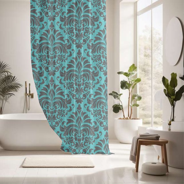 Serene Damask Harmony Duschvorhang (Von Creator hochgeladen)