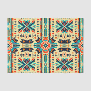 Serene Desert Sky Aztec Decoupage Elegance Seidenpapier