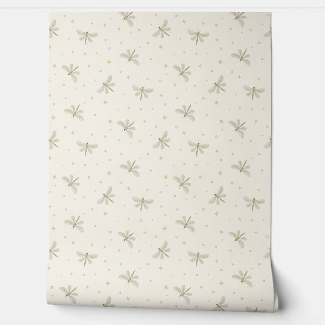 Serene Dragonflies Wallpaper Tapete (Abrollen)