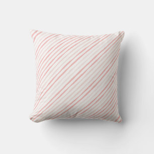 Serene Dusty Pink Stripes Kissen
