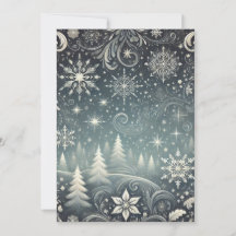 Serene Forest Weihnachtskarte
