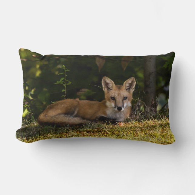 Serene Fox Lendenkissen (Vorderseite)