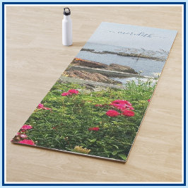Serene Garden View Ocean Cove Name Yogamatte